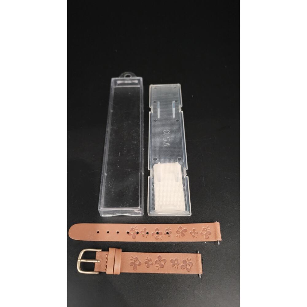 Vintage Timex Disney Winnie The Pooh Bee Watch Band 12mm Leather Strap NOS